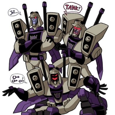The cybertronian nightmar-BlitzWing is the name and destroyin' autobots is the game-But I vould perfer a much zafer approach... I'm BlitzWing cha cha cha