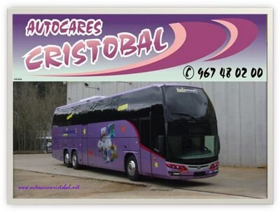 Autocares Cristóbal e hijos S.L., Empresa de transporte de viajeros, con 30 años de experiencia en el sector, avalados por nuestros clientes.