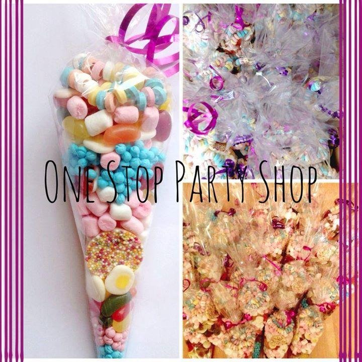 Welcome to One Stop Party Shop! 

Specialising in many party products to help you throw your best party yet!! 

Please tweet me for more info :) 

Xxx