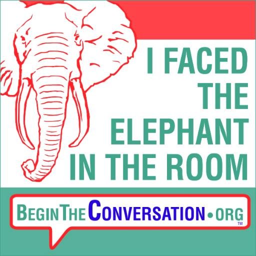 Don't be caught with an elephant in your room. It's never too early to Begin the Conversation about advance-care planning. It's a gift. #begintheconvo