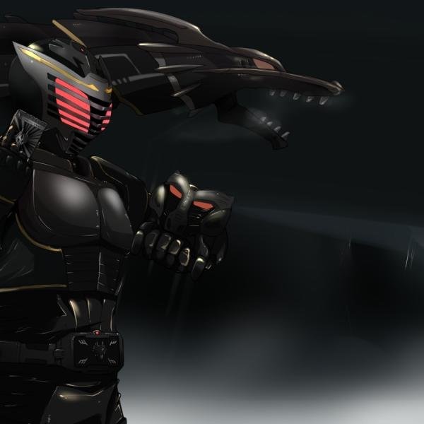 A black dragon once hidden in illusion and solitude...I'm no longer the illusion in the mirror. I exist as the strongest among other riders! (Kamen Rider RP)