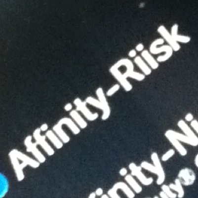 Affinity  Riisk