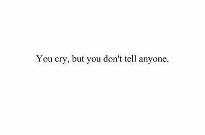 I just want to run away