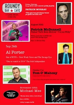 Roundy Laughs Comedy Club Cork