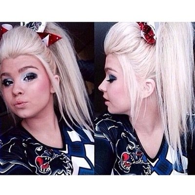 cheer till i die . cheer barbies. future world champ? i think so:*