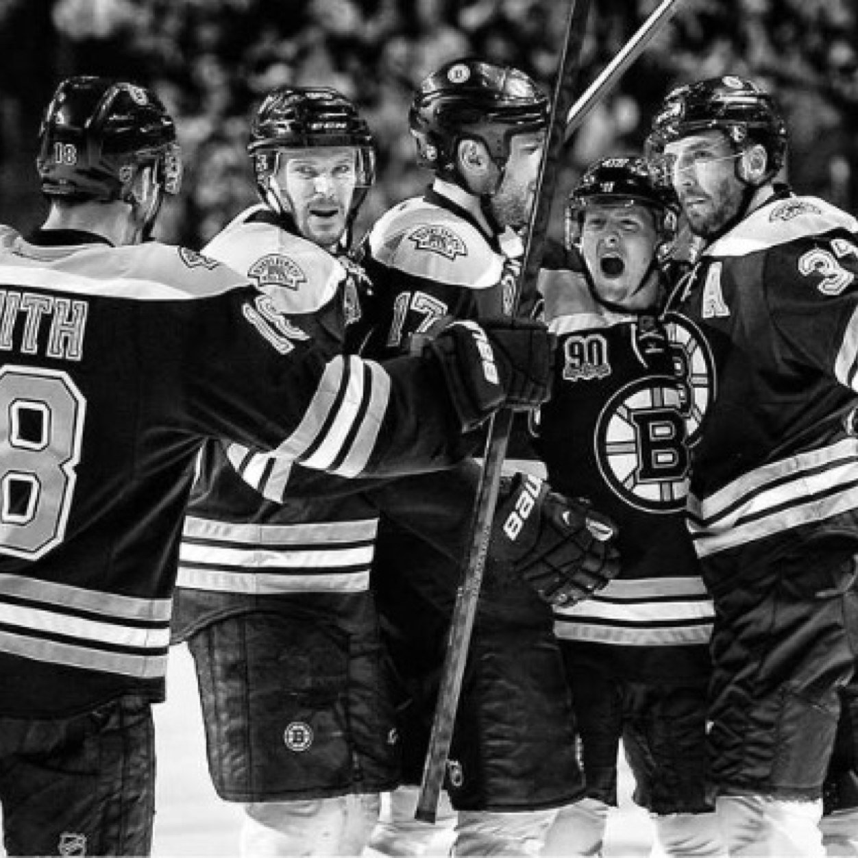 Just an avid Bruins fan. Talking hockey and the B's all day.