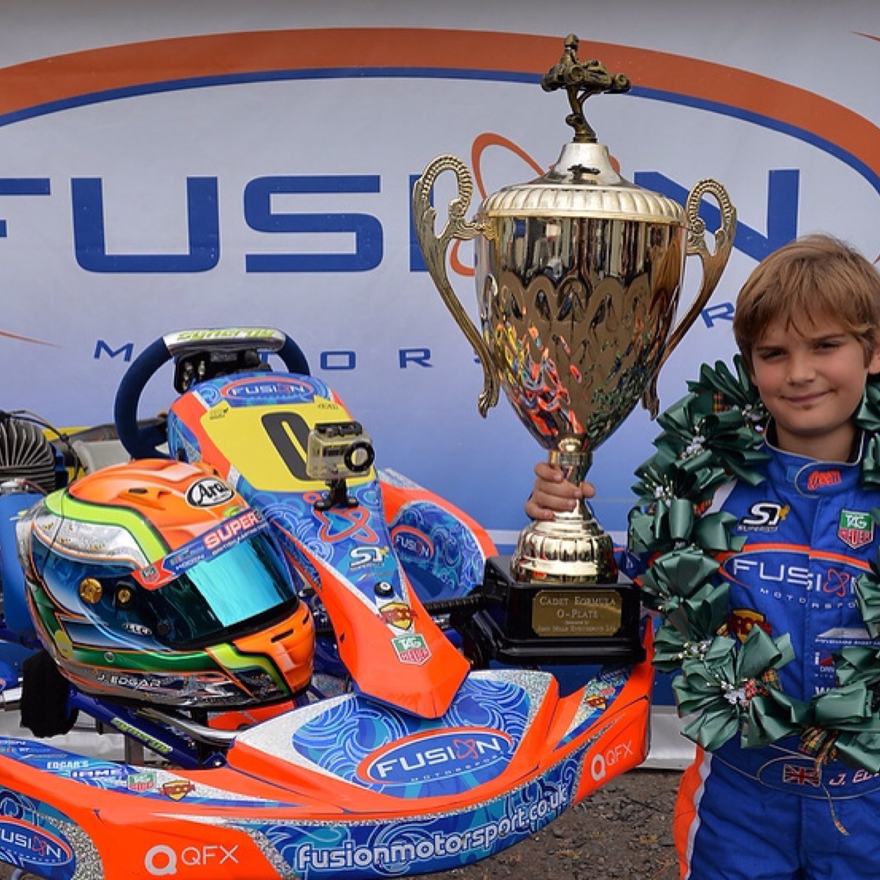 Competing this year in the CIK FIA European Championships and World Championships in OKJ