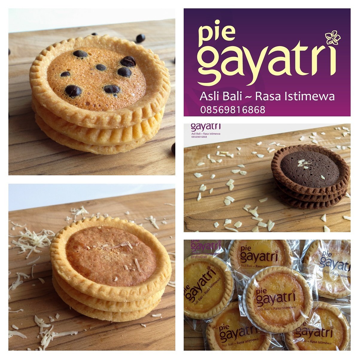 PIEgayatri's profile picture. pie asli bali dengan rasa istimewa! tersedia Pie Susu, Chocochips, brownies dan keju :) order call, sms, whatsapp : 08569816868 bbm D084A875