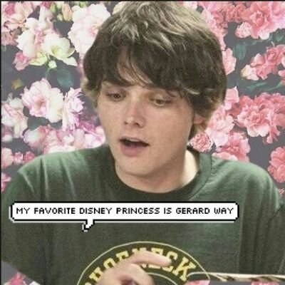 I am in fact a very obsessed fan i am a female
 Gerard is my idol  adskhjl Lemon Gerard