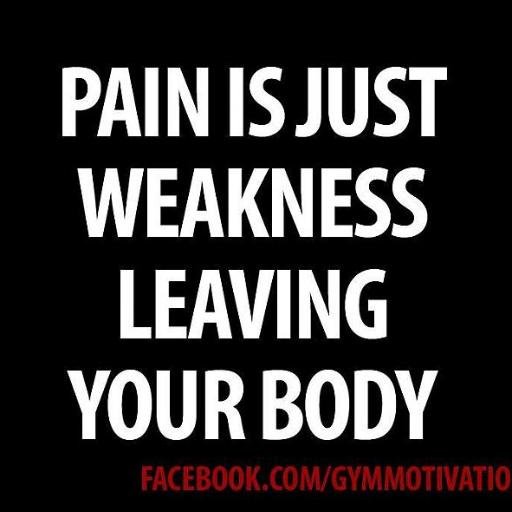 The resistance that you fight physically in the gym and the resistance that you fight in life can only build a strong character.