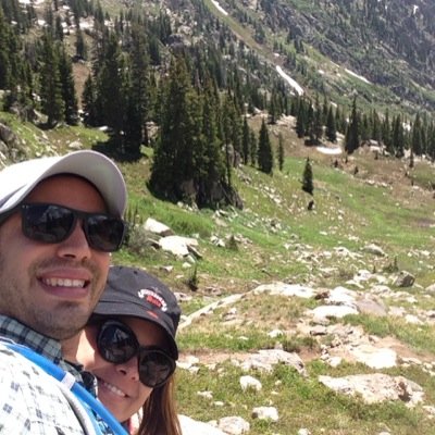 Husband and wife exploring the beautiful Colorado