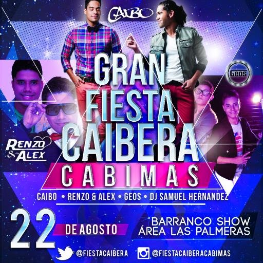 Caibo en Concierto. Cabimas 22 de Agosto 2014. Barranco Show