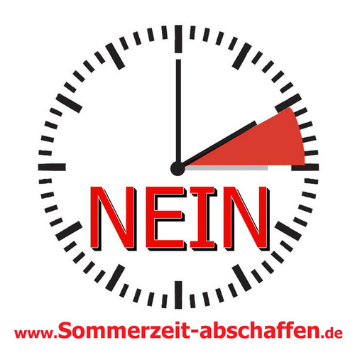 gegenSommerzeit's profile picture. We are against the summertime. Wir sind gegen die Sommerzeit. Nous sommes contre l'heure d'été!