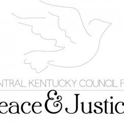 We think globally and work locally here in central Kentucky for a world that is more just, free from the scourge of war and more sustainable.