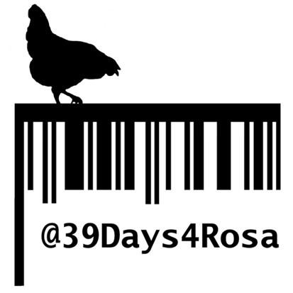 Day 39, Brussels: For 39 days, Rosa the larger than life broiler #chicken will visit 21 EU nations calling for clear & honest labelling of all poultrymeat.