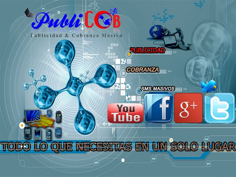 Publicob te ofrece sus servicios de Publicidad, Cobranza y envió de SMS masivos personalizados muy profesional y muy eficaz !!!