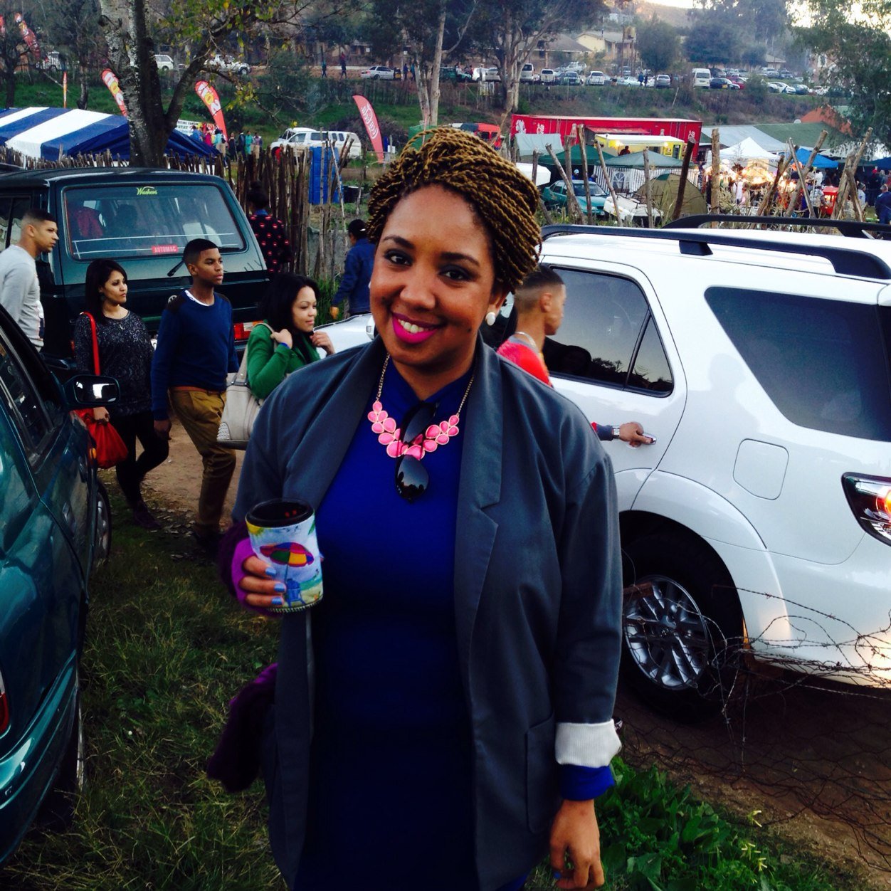 World travelling sports fanatic fun loving party chick