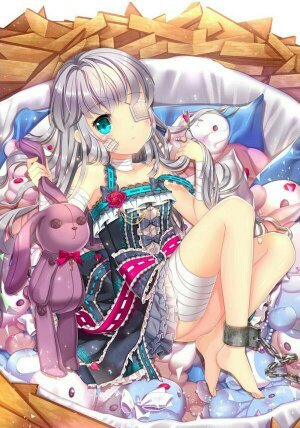 H-hello.. I'm Kirika--And this is my childhool friend, Rika (a doll) N-nice too meet you [Mun!Talk] More? Cek fav!