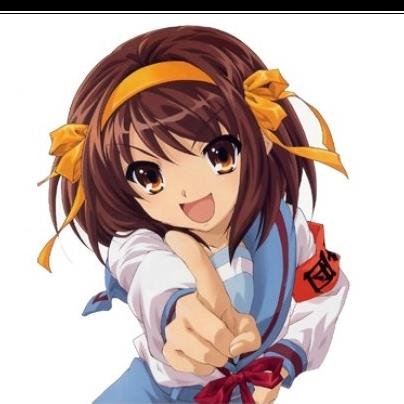risueña, amable, fan del anime, loca,