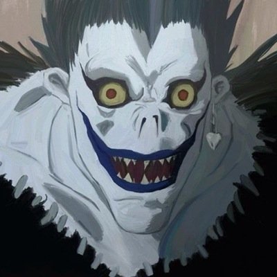 A Shinigami named Ryuk.
Interests: Humans, and Apples