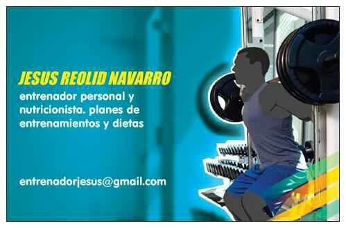 Jesús Reolid. Atleta y Entrenador Personal, Monitor Atletismo y Nutricionista. Email; entrenadorjesus@gmail.com