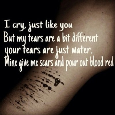 I try to stop cutting but I can't even do that•I'm just another messed up teenager whos only happiness comes from a blade
