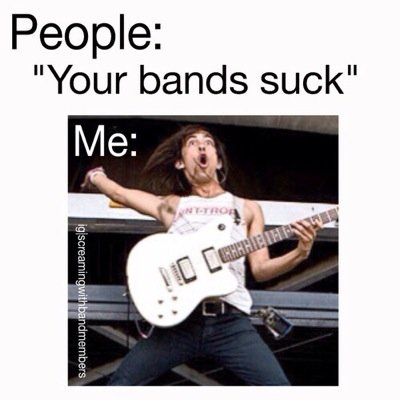 Tweeting shit you hear every band dude say | Tweet us your Band Dude tweets!