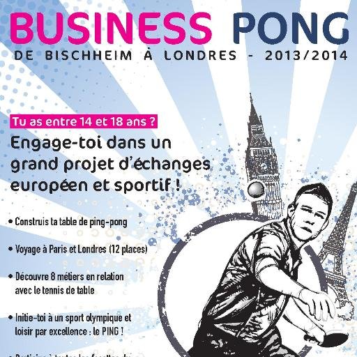 Business'PONG est créé par Nicolas Guigon, c'est un concept développé avec son entreprise PONGiNNOV : Training Conseil et Créations autour du Ping.