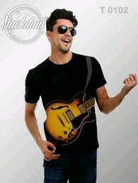 Rockfit Bali - Thats all about Music on T-Shirt