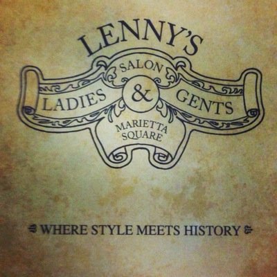 After 25 years in the hair industry Len Thompson has put together a talented team to open Lenny's Hair Salon on the Historic Square in Marietta.