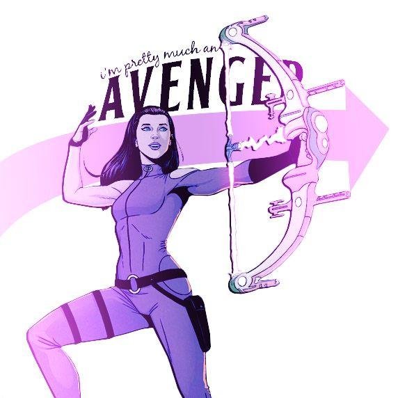 I am just a female Hawkeye.  [MarvelRP/ M. Verse]