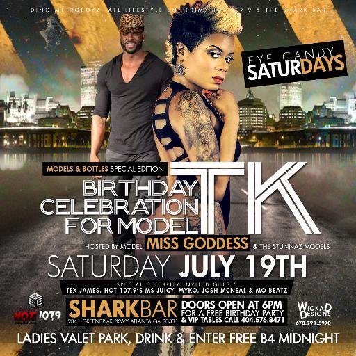 Shark Bar ATL
The hottest bar in the city of Atlanta
Located @ 2841 Greenbriar Pkwy
Atlanta, GA 30331