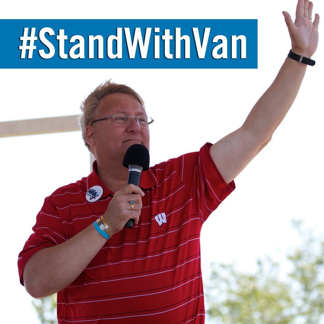 #StandWithVan Grassroots of Racine/Kenosha Counties supporting our State Senator Van Wanggaard. We sent him back to Madison!