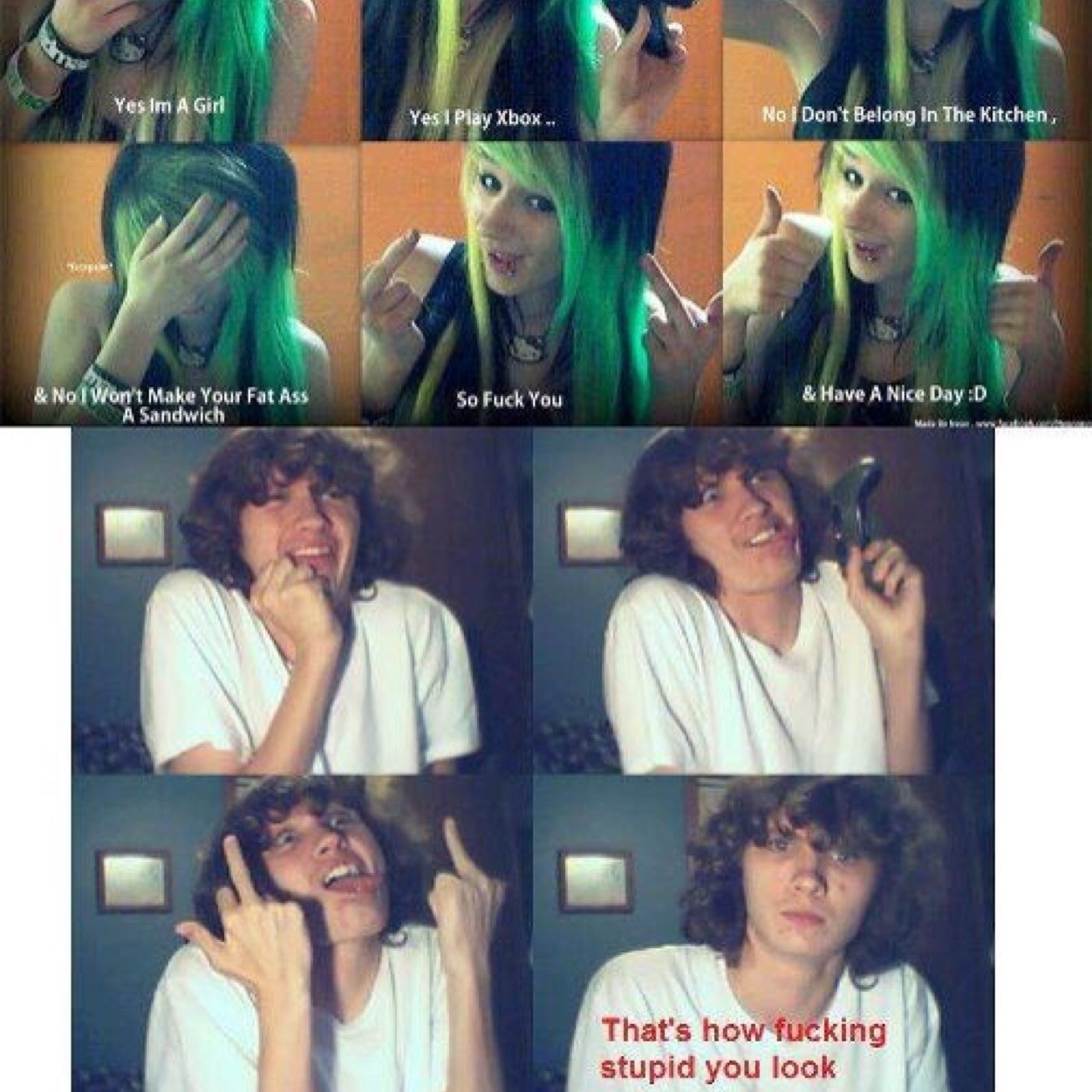 E-girl be like..