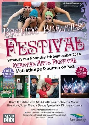 BathingBeauties's profile picture. A weekend of Arts, Crafts, Performance and Live music! 6th & 7th Sept 2014 in Mablethorpe and Sutton on Sea.