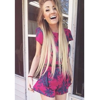 I'm a cute blonde.