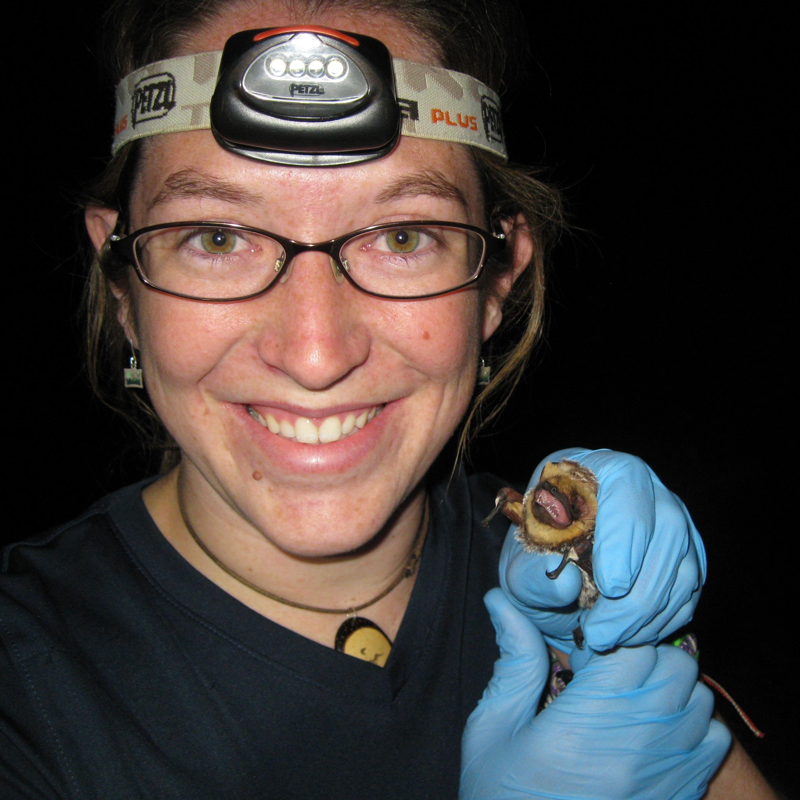 I am a postdoc at the University of Illinois studying bats, and I love getting outside to see wildlife.