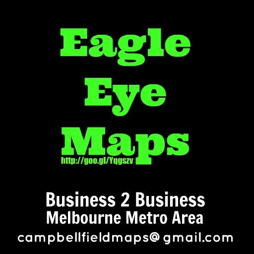 Eagle Eye Business Location Maps - call Simon 0423 369369 today! http://t.co/U3KXQrhdvi  @eagleeyemaps
Print & Online