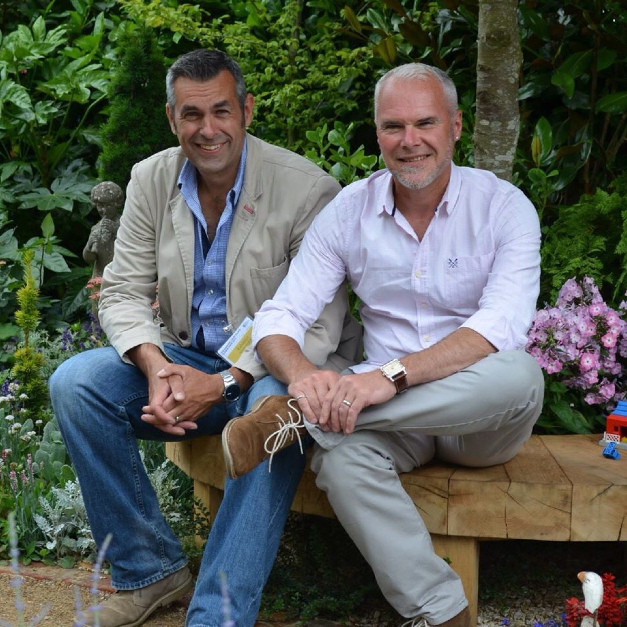 Adam & Jon are married hands in the dirt practical gardeners, 4time RHS Chelsea Gold Medalists, 3time Chelsea People Choice winners. Adam tweets @greygardeners