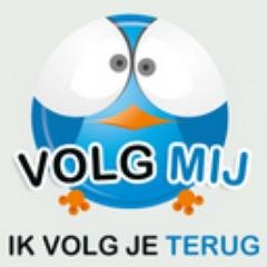 Op zoek naar meer VOLGERS  ?
Volg mij en mijn volg vriendjes, en we volgen jou terug.