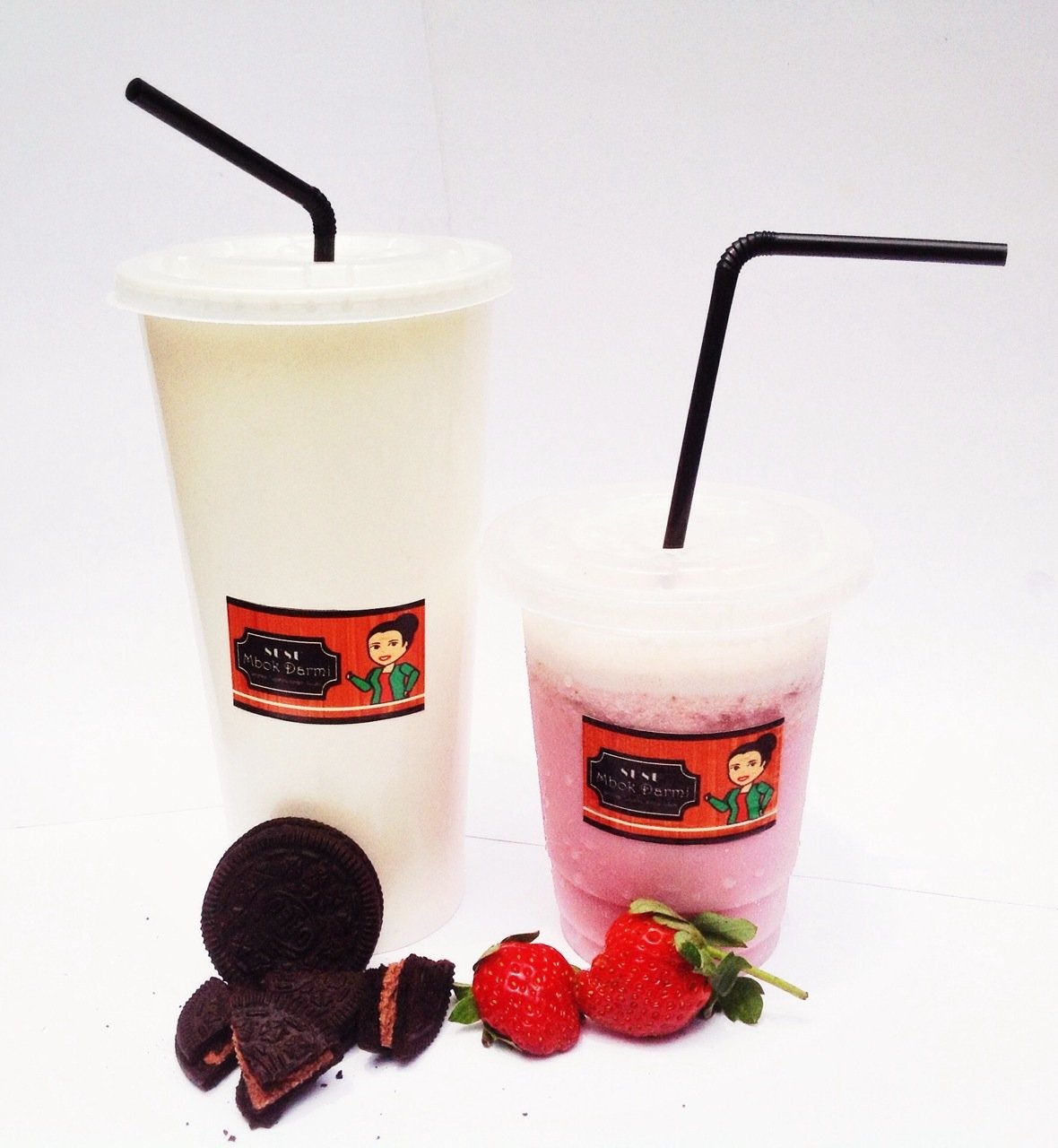 Susu Mbok Darmi merupakan minuman olahan susu sapi segar yang dikombinasikan dengan buah-buahan segar. Monggo mampir ke kedai Mbok, matur nuwun sanget :)