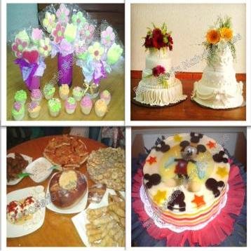 Tortas artesanales para toda ocasión; Bautizo, Comunión, Bodas, 15 Años, Infantiles, Baby shower, Cupcakes, Gelatinas y Galletas....