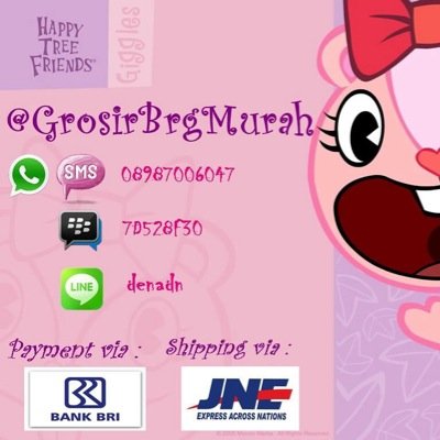 GrosirBrgMurah's profile picture. SMS: 08987006047 | PIN BB: 519381C4 || JNE ONLY. Happy shoping :)