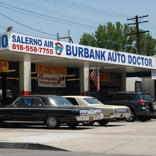 At Burbank Auto Doctor we cure what ails your car! We specialize in oil changes, brakes, mufflers, a/c, shocks and more. 1619 W. Magnolia Blvd.