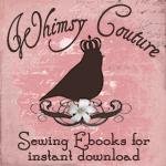 Whimsy Couture is a home based pattern making business. We specialize in mostly girls clothing sewing patterns but also some for boys, moms and pets.