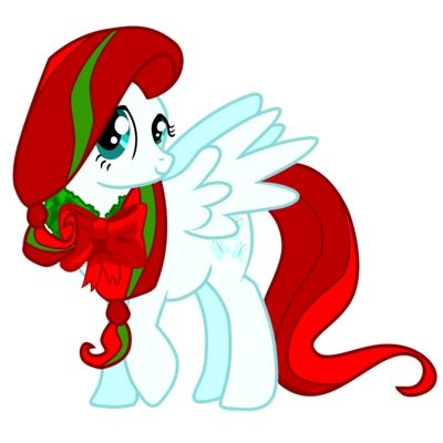 Uh’m, hello. I'm P-peppermint. I uh’m like to make presents, with bows. I also serve hot cocoa blistering winter times.
