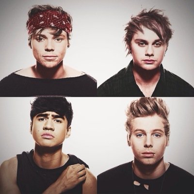I kind of love these 4 boys known as 5SOS