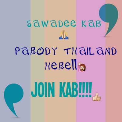 heyya! this is Parody Thailand fams, put #ThaiPard on your bio or loc. let's join with us!