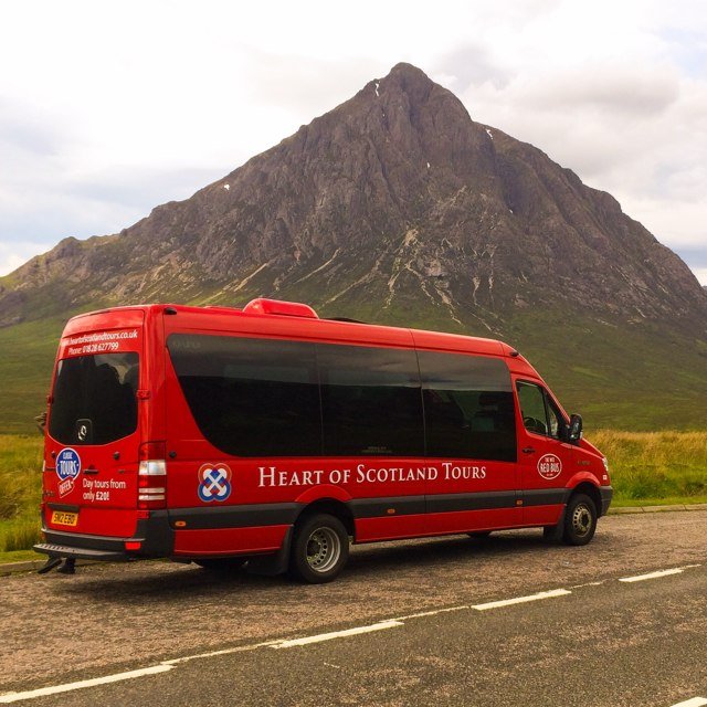 The amazing Wee Red Bus from Heart of Scotland Tours. Tweeting from the road about our adventures exploring Scotland.
