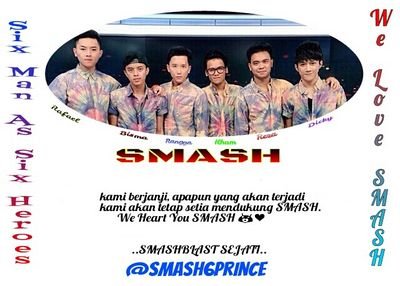 We are SMASHBLAST always support @SMASHindonesia ☺